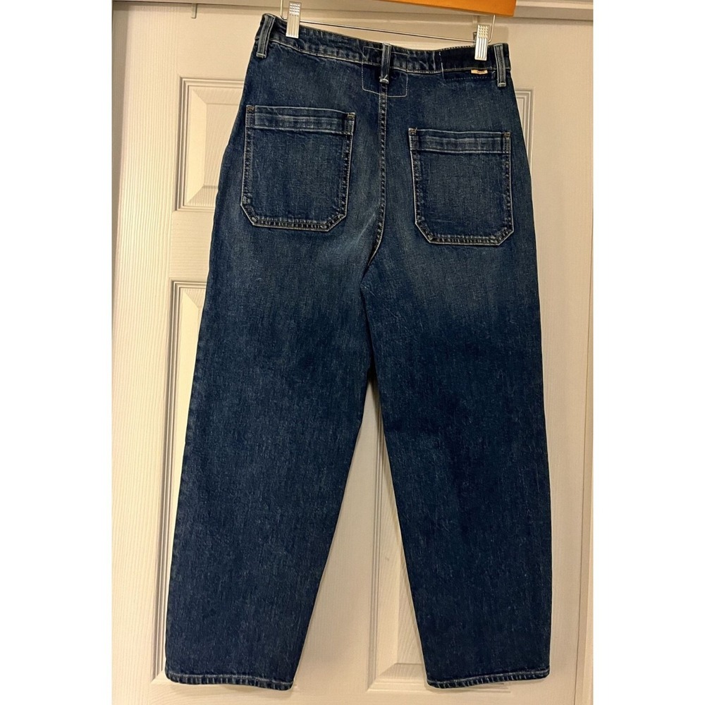 Mother Superior Private Zip Pocket Ankle Jeans Dark Wash High Rise Utility 27 - Picture 6 of 8